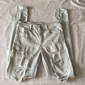 American Eagle slasher ripped jeans (size 6)